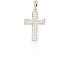 Diamond Sky Jewelry Sidabrinis kryželis su cirkoniais „Sacred Cross II“