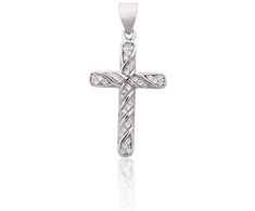 Diamond Sky Jewelry Sidabrinis kryželis su cirkoniais „Cathedral Light VI“