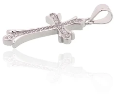 Diamond Sky Jewelry Sidabrinis kryželis su cirkoniais „Grakštumas“