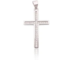 Diamond Sky Jewelry Sidabrinis kryželis su cirkoniais „Cathedral Light V“