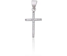Diamond Sky Jewelry Sidabrinis kryželis su cirkoniais „Cathedral Light VIII“
