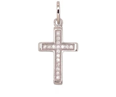 Diamond Sky Jewelry Sidabrinis kryželis su cirkoniais „Sacred Cross IX“
