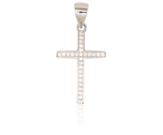 Diamond Sky Jewelry Sidabrinis kryželis su cirkoniais „Sacred Cross V“