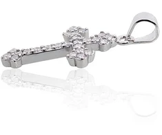 Diamond Sky Jewelry Sidabrinis kryželis su cirkoniais „Grakštumas II“