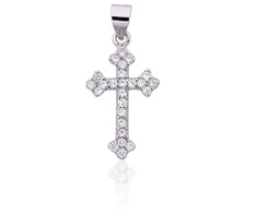 Diamond Sky Jewelry Sidabrinis kryželis su cirkoniais „Grakštumas II“