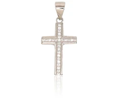 Diamond Sky Jewelry Sidabrinis kryželis su cirkoniais „Sacred Cross IV“