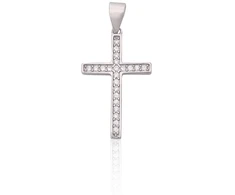 Diamond Sky Jewelry Sidabrinis kryželis su cirkoniais „Cathedral Light II“