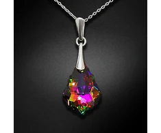 Diamond Sky Jewelry Sidabrinis pakabukas „Baroque IV (Vitrail Medium)“ su Swarovski® kristalais