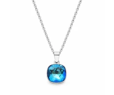 Diamond Sky Jewelry Sidabrinis pakabukas „Glare (Bermuda Mėlyna)“ su Swarovski® kristalais