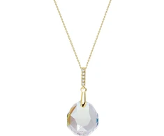 Diamond Sky Jewelry Sidabrinis pakabukas „Calathea (Crystal Shimmer)“ su Swarovski® kristalais