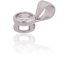 Diamond Sky Jewelry Sidabrinis pakabukas su cirkoniais „Klasika XV“
