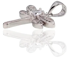 Diamond Sky Jewelry Sidabrinis pakabukas su cirkoniais „Dragonfly“