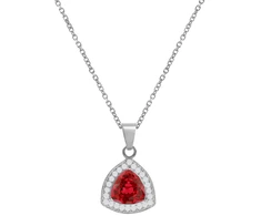 Diamond Sky Jewelry Sidabrinis pakabukas „Elemental Magic (Scarlet)“ su Swarovski® kristalais