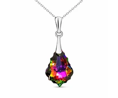 Diamond Sky Jewelry Sidabrinis pakabukas „Baroque IV (Vitrail Medium)“ su Swarovski® kristalais