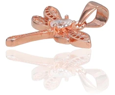 Diamond Sky Jewelry Sidabrinis pakabukas su cirkoniais „Dragonfly II“
