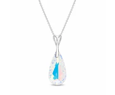 Diamond Sky Jewelry Sidabrinis pakabukas „Rainbow Waterfall (Aurora Borealis)“ su Swarovski® kristalais