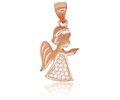 Diamond Sky Jewelry Sidabrinis pakabukas su cirkoniais „Angel XV“