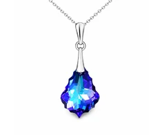 Diamond Sky Jewelry Sidabrinis pakabukas „Baroque IV (Heliotrope)“ su Swarovski® kristalais