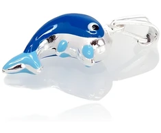 Diamond Sky Jewelry Sidabrinis pakabukas su emaliu „Dolphin II“