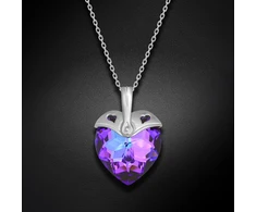 Diamond Sky Jewelry Sidabrinis pakabukas „Cupid II (Heliotrope)“ su Swarovski® kristalais