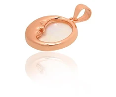 Diamond Sky Jewelry Sidabrinis pakabukas su perlamutru „Moonface“