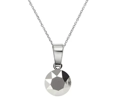 Diamond Sky Jewelry Sidabrinis pakabukas „Classic (Light Chrome)“ su Swarovski® kristalais