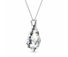 Diamond Sky Jewelry Sidabrinis pakabukas „Baroque V (Comet Argent Light)“ su Swarovski® kristalais