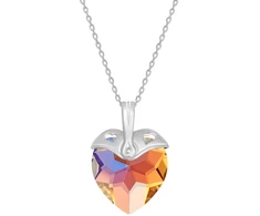 Diamond Sky Jewelry Sidabrinis pakabukas „Cupid II (Mėlyna AB)“ su Swarovski® kristalais