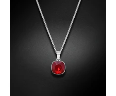 Diamond Sky Jewelry Sidabrinis pakabukas „Glare (Siam)“ su Swarovski® kristalais