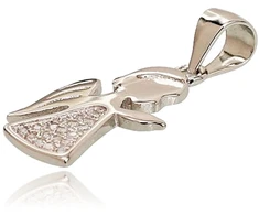 Diamond Sky Jewelry Sidabrinis pakabukas su cirkoniais „Angel XI“