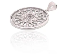 Diamond Sky Jewelry Sidabrinis pakabukas su cirkoniais „Sun II“