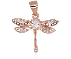 Diamond Sky Jewelry Sidabrinis pakabukas su cirkoniais „Dragonfly II“