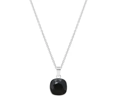 Diamond Sky Jewelry Sidabrinis pakabukas „Glare (Jet)“ su Swarovski® kristalais