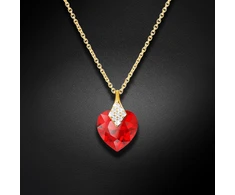 Diamond Sky Jewelry Sidabrinis pakabukas „Cute Valentine (Light Siam)“ su Swarovski® kristalais