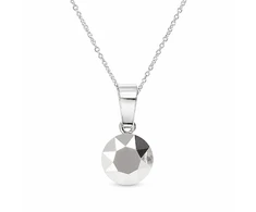 Diamond Sky Jewelry Sidabrinis pakabukas „Classic (Light Chrome)“ su Swarovski® kristalais
