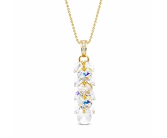Diamond Sky Jewelry Sidabrinis pakabukas „Flamenco (Aurora Borealis)“ su Swarovski® kristalais