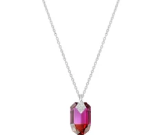 Diamond Sky Jewelry Sidabrinis pakabukas „Symbiosis II (Fuchsia Raudona Magma)“ su Swarovski® kristalais