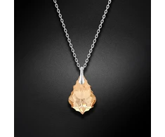 Diamond Sky Jewelry Sidabrinis pakabukas „Baroque V (Golden Shadow)“ su Swarovski® kristalais