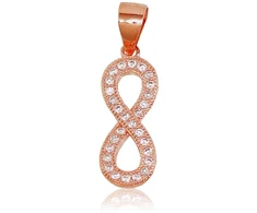 Diamond Sky Jewelry Sidabrinis pakabukas su cirkoniais „Infinity“