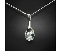 Diamond Sky Jewelry Sidabrinis pakabukas „Baroque“ su Swarovski® kristalais