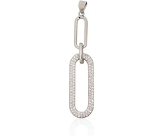 Diamond Sky Jewelry Sidabrinis pakabukas su cirkoniais „Manhattan II“