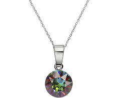 Diamond Sky Jewelry Sidabrinis pakabukas „Classic (Vitrail Medium)“ su Swarovski® kristalais