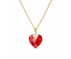 Diamond Sky Jewelry Sidabrinis pakabukas „Cute Valentine (Light Siam)“ su Swarovski® kristalais
