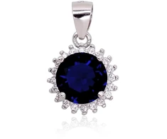 Diamond Sky Jewelry Sidabrinis pakabukas su cirkoniais „Širdys ir Strėlės IV“