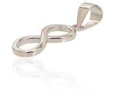 Diamond Sky Jewelry Sidabrinis pakabukas „Infinity Knot II“