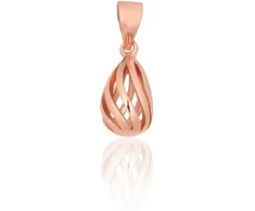 Diamond Sky Jewelry Sidabrinis pakabukas „Drop Weave“