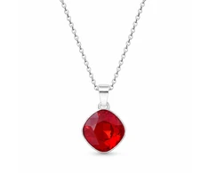 Diamond Sky Jewelry Sidabrinis pakabukas „Glare II (Siam)“ su Swarovski® kristalais
