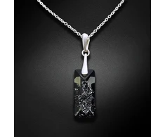 Diamond Sky Jewelry Sidabrinis pakabukas „Growing Crystal II (Sidabrinis Night)“ su Swarovski® kristalais