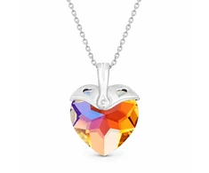 Diamond Sky Jewelry Sidabrinis pakabukas „Cupid II (Mėlyna AB)“ su Swarovski® kristalais