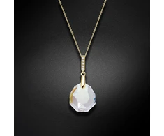 Diamond Sky Jewelry Sidabrinis pakabukas „Calathea (Crystal Shimmer)“ su Swarovski® kristalais